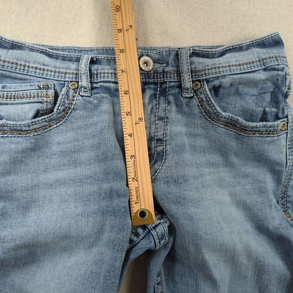 BKE Jeans Mens 29x32 Blue Fulton Boot Cut Western Cowboy Light Wash